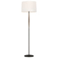 Load image into Gallery viewer, Ferrelli Floor Lamp - Aged Iron/Oak Finish
