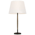 Load image into Gallery viewer, Ferrelli Table Lamp - Aged Iron/Oak Finish
