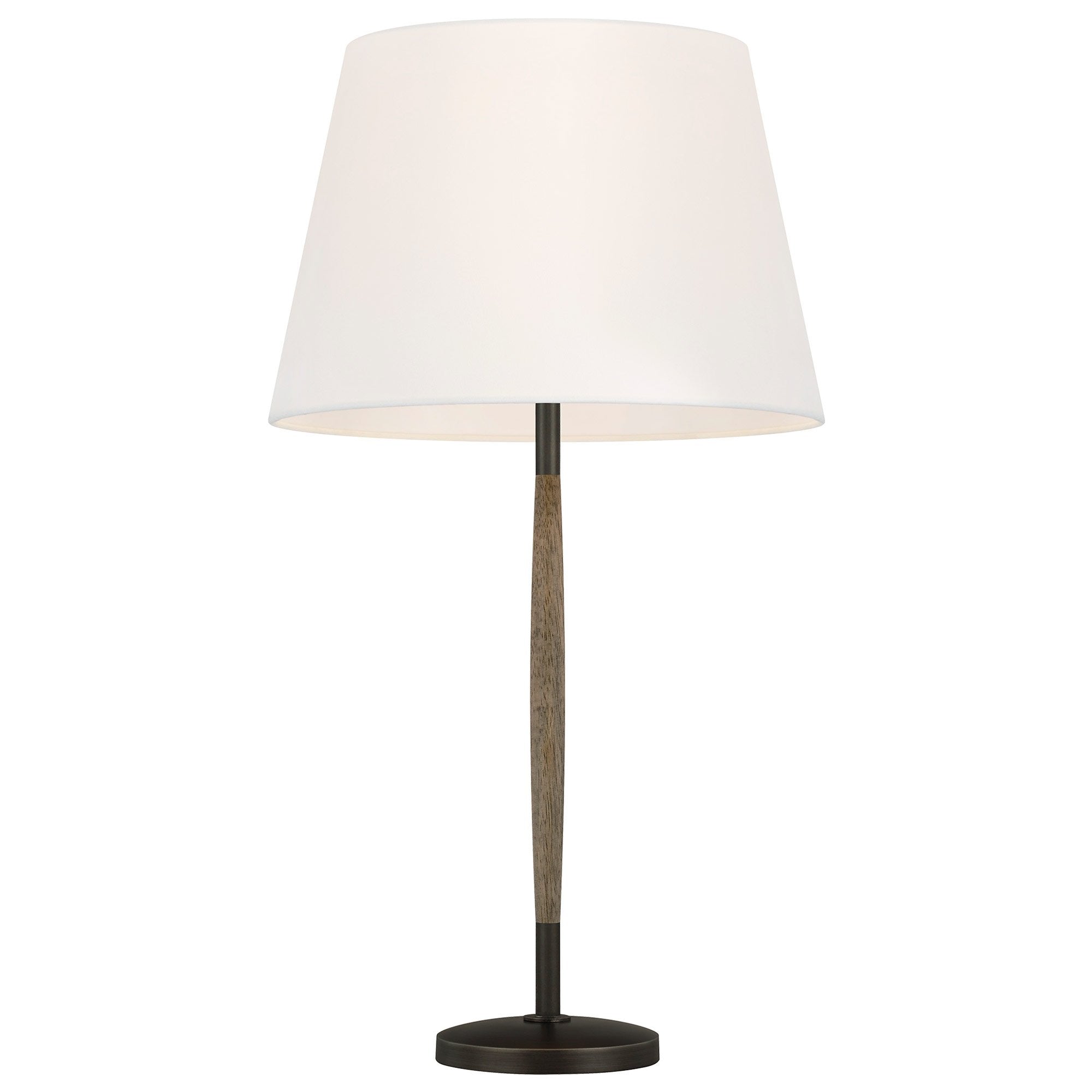 Ferrelli Table Lamp - Aged Iron/Oak Finish