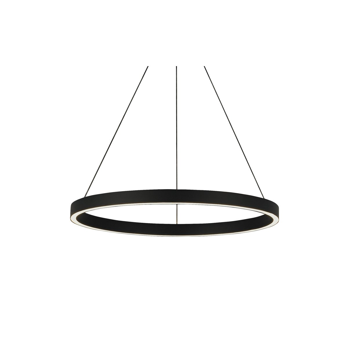 Fiama 24" Chandelier - Black Finish