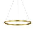 Load image into Gallery viewer, Fiama 30" Chandelier - Plated Brass Finish
