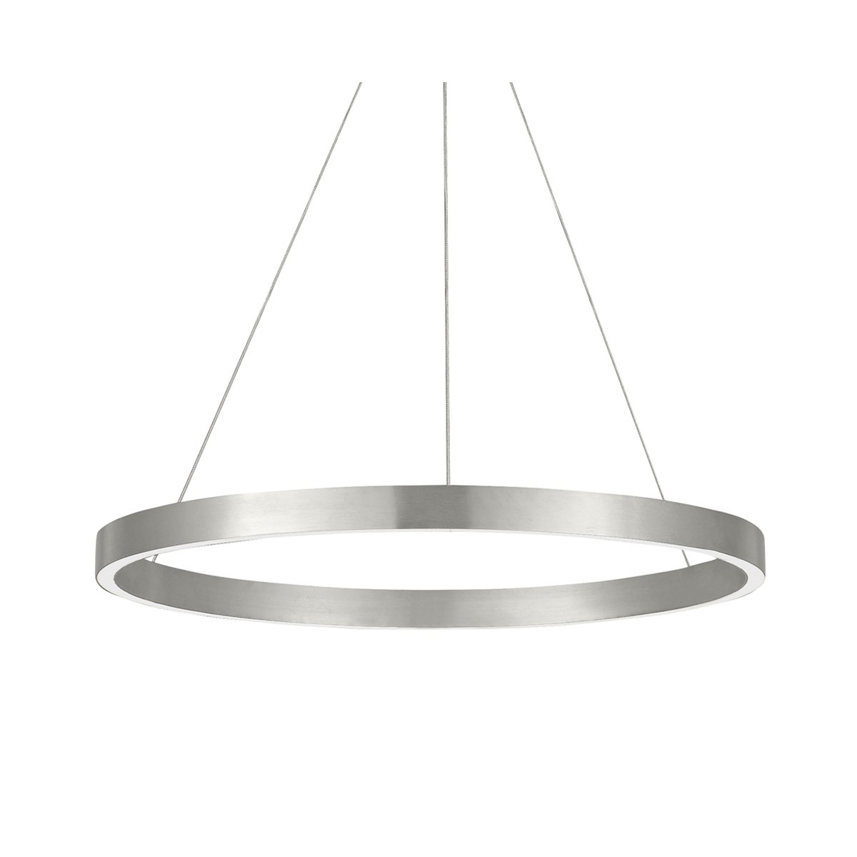 Fiama 30" Chandelier - Satin Nickel Finish