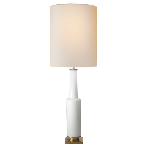 Fiona Large Table Lamp - White Glass