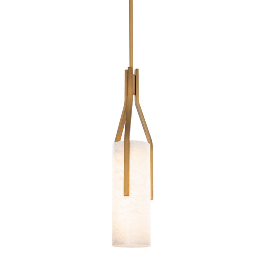 Firenze LED Mini Pendant - Aged Brass Finish