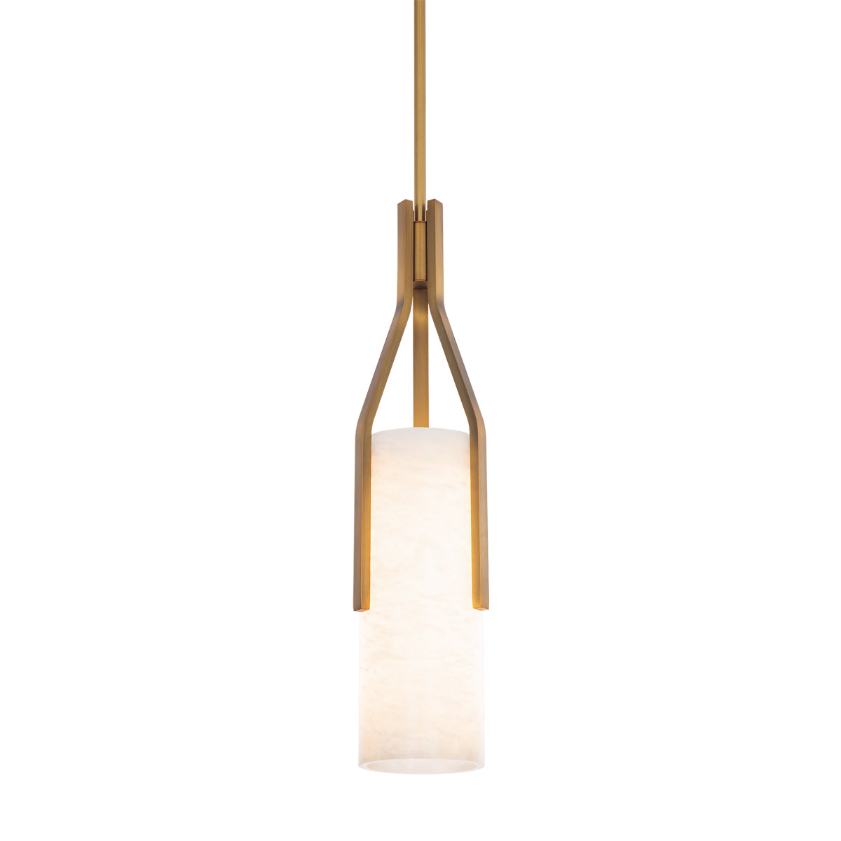 Firenze LED Mini Pendant - Aged Brass Finish