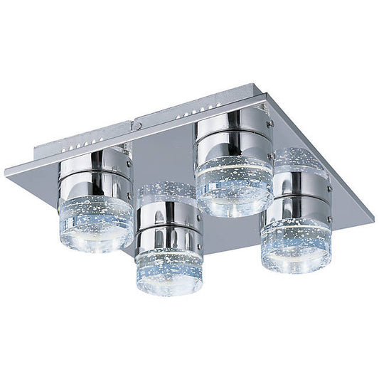 Fizz lV LED Flushmount - Polished Chrome
