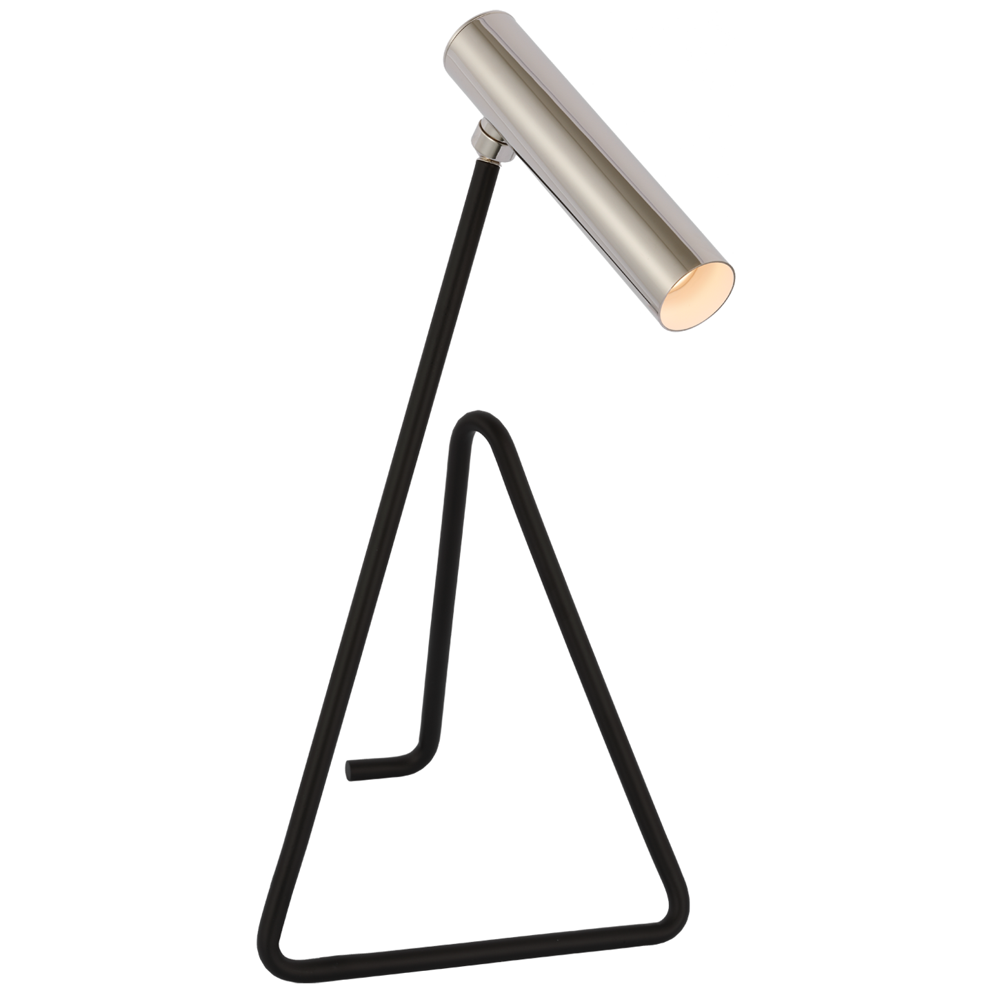 Flesso Medium Desk Lamp - Polished Nickel Finish