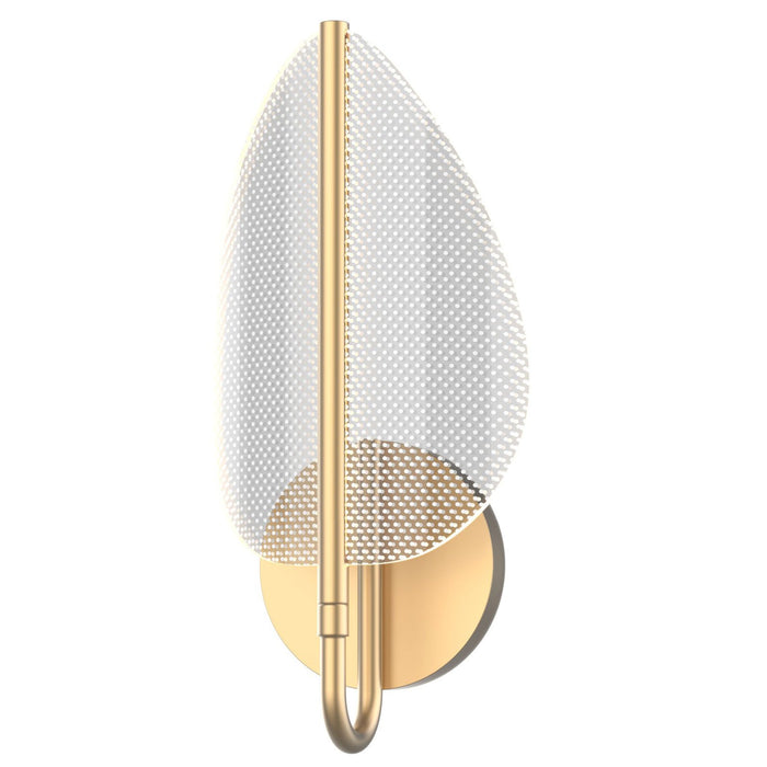 Flora LED Wall Sconce - Brass Finish