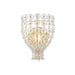 Floral Park Wall Sconce - Aged Brass