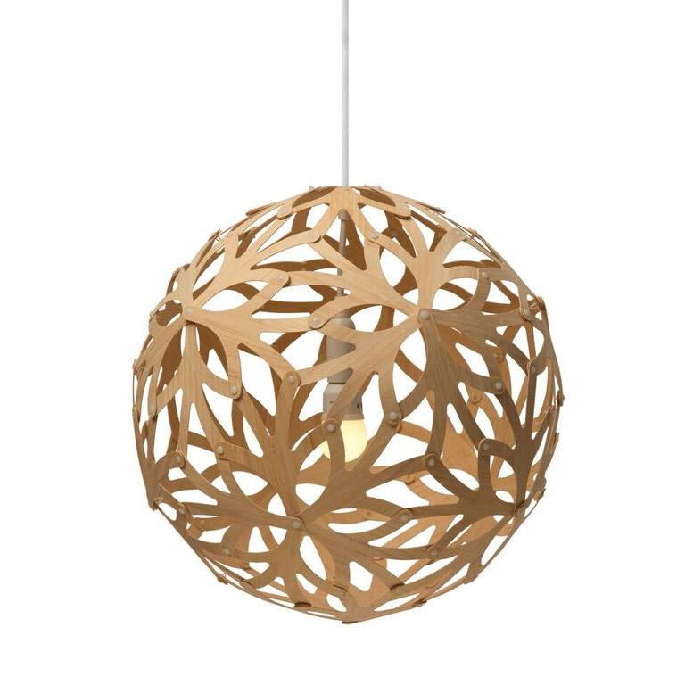 Floral 16" Pendant - Natural