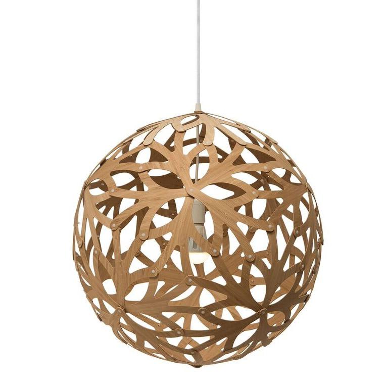 Floral 24" Pendant - Caramel