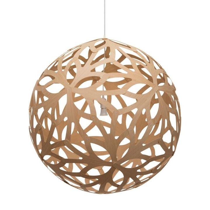 Floral 31" Pendant - Natural