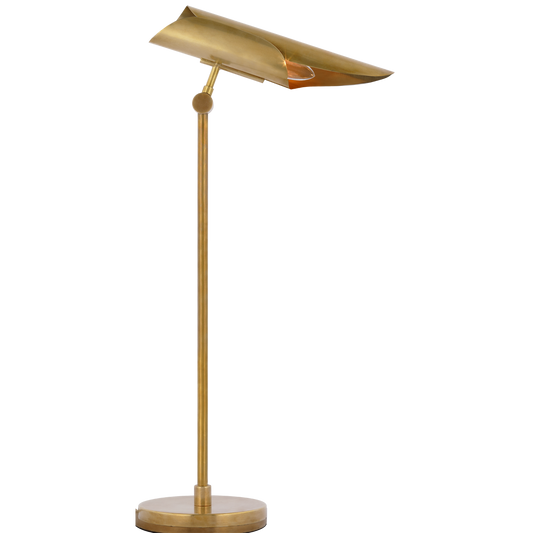 Flore Desk Lamp - Soft Brass Finish