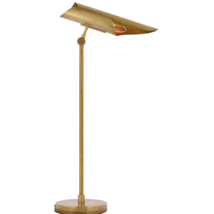 Flore Desk Lamp - Soft Brass Finish