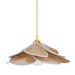 Florina Chandelier Small - Aged Brass
