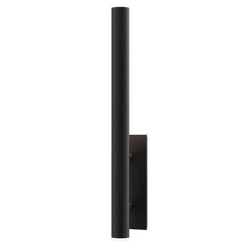 Flue 30" LED Outdoor Wall Sconce - Textured Black Finish
