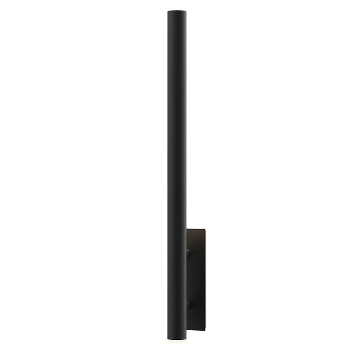 Flue 40" LED Outdoor Wall Sconce - Textured Black Finish
