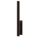 Flue 30" LED Outdoor Wall Sconce - Textured Bronze Finish