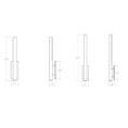 Load image into Gallery viewer, Flue LED Outdoor Wall Sconce - Diagram
