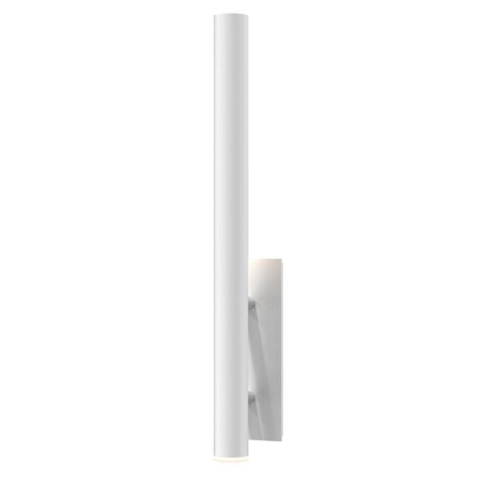 Flue 30" LED Outdoor Wall Sconce - Textured White Finish