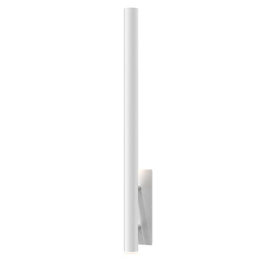 Flue 40" LED Outdoor Wall Sconce - Textured White Finish