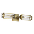 Load image into Gallery viewer, Flynn Linear Wall Sconce - Time Worn Brass Finish
