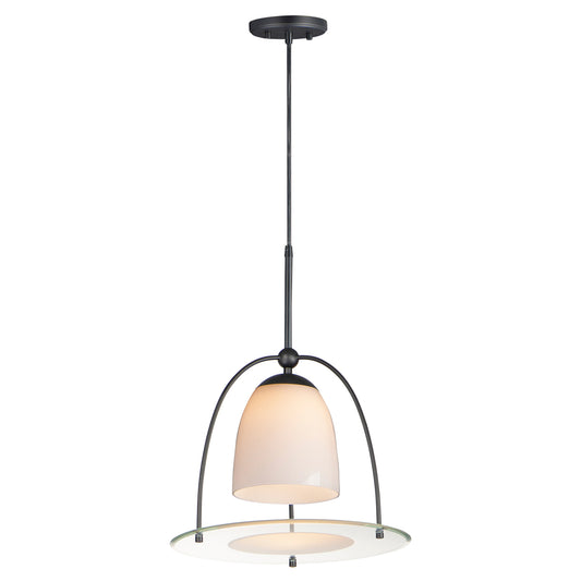 Focal Point Single Large Pendant - Black Finish