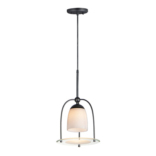 Focal Point Single Medium Pendant - Black Finish