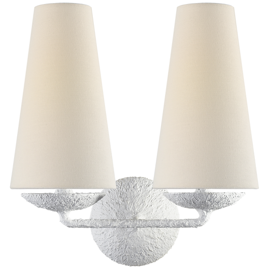 Fontaine Double Sconce - Plaster