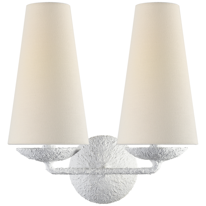 Fontaine Double Sconce - Plaster