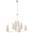 Load image into Gallery viewer, Fontaine Large Offset Chandelier - Plaster White
