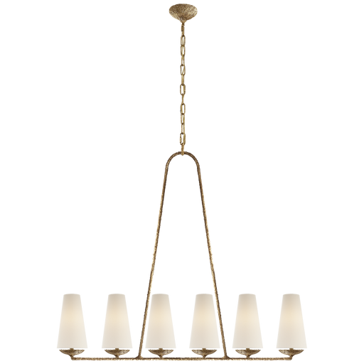 Fontaine Linear Pendant Gilded Plaster