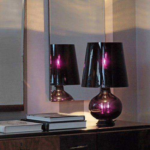 Fontana Total Black Table Lamp