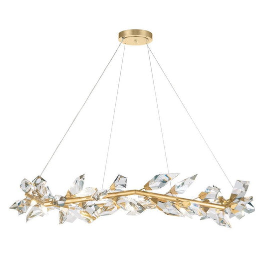 Foret Large Pendant - Gold Leaf Finish