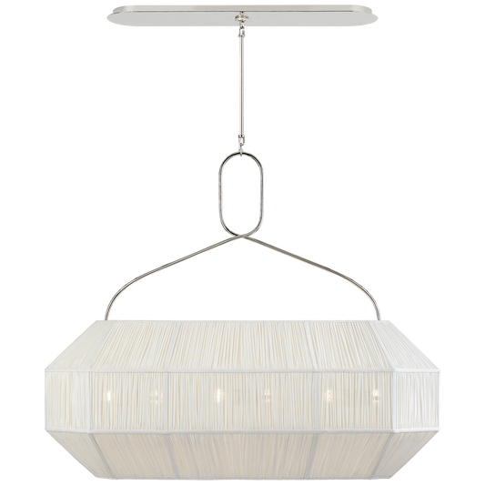 Forza Medium Linear Lantern - Polished Nickel