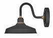 Foundry 10" Outdoor Wall Sconce - Textured Black
