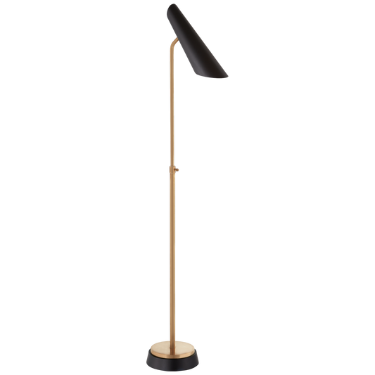 Franca Adjustable Floor Lamp - Black Finish