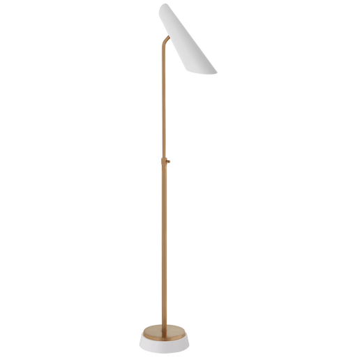 Franca Adjustable Floor Lamp - White Finish