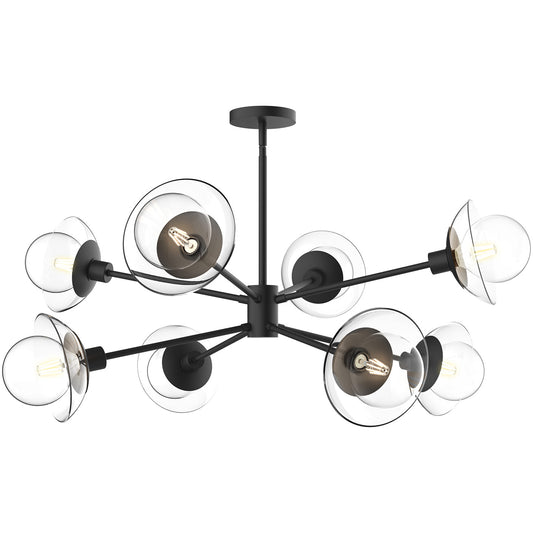 Francesca Chandelier - Matte Black Finish