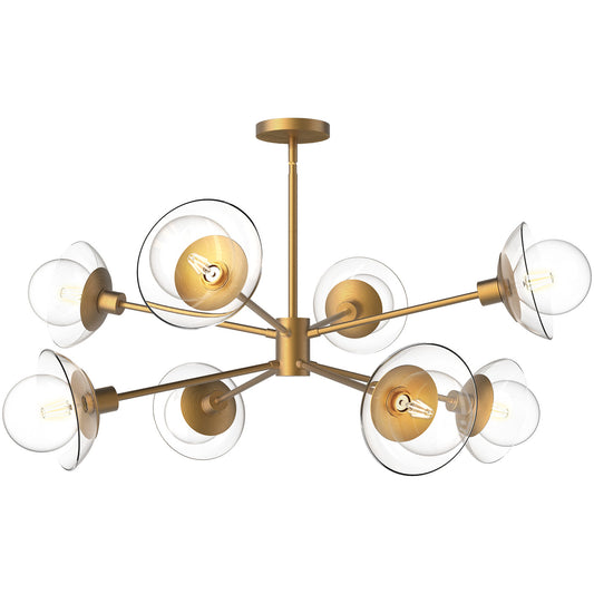 Francesca Chandelier - Aged Gold Finish