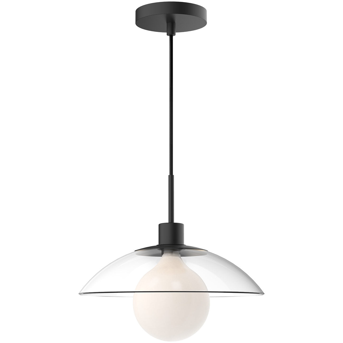 Francesca Pendant - Matte Black Finish