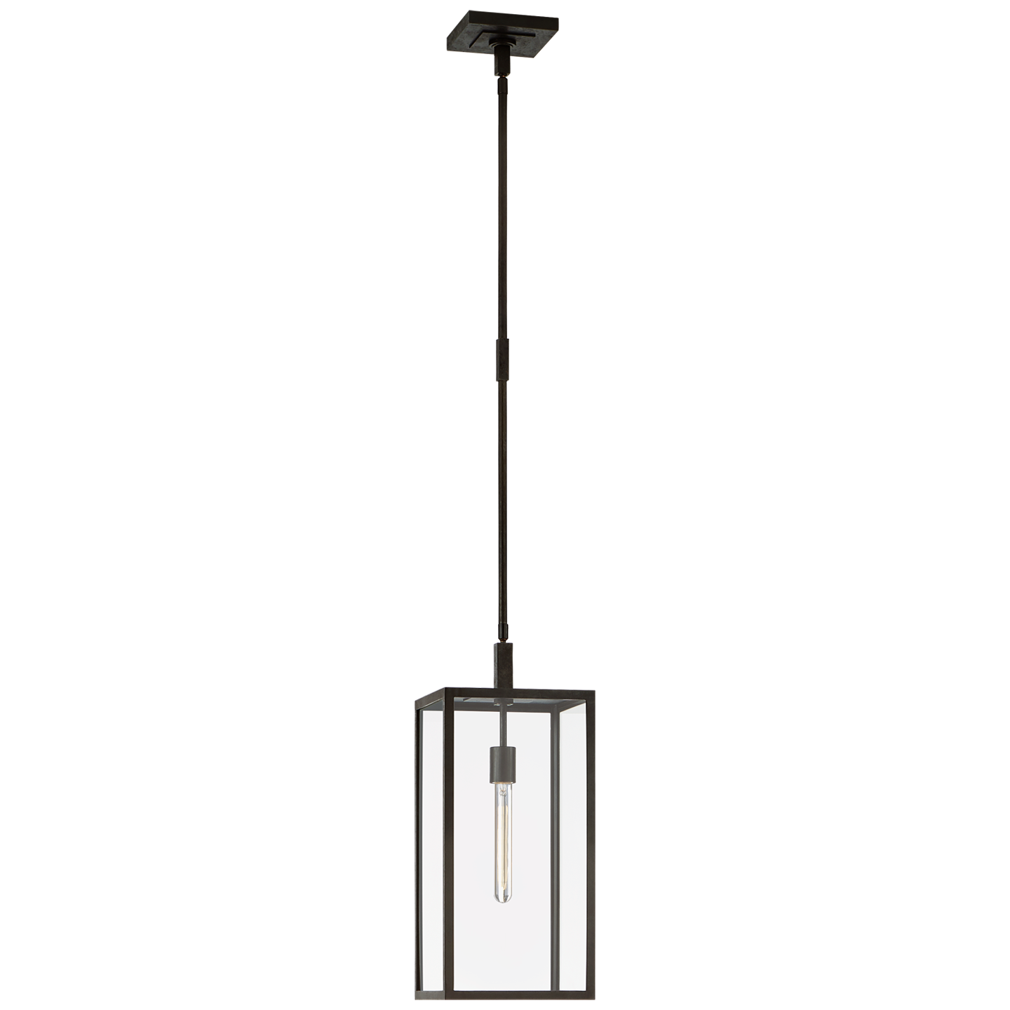 Fresno Medium Hanging Lantern - Aged Iron Finish