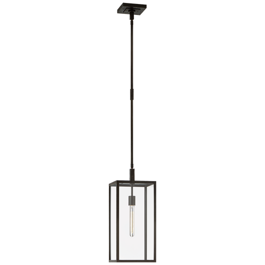 Fresno Medium Hanging Lantern - Aged Iron Finish