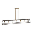 Load image into Gallery viewer, Fulton Linear Suspension - Bronze with Heirloom Brass Accents
