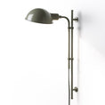 Load image into Gallery viewer, Funiculi A Wall Sconce - Moss Grey Finish

