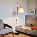 Load image into Gallery viewer, Funiculi Fabric Shade Floor Lamp - Display
