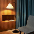 Load image into Gallery viewer, Funiculi Fabric Shade Floor Lamp - Display
