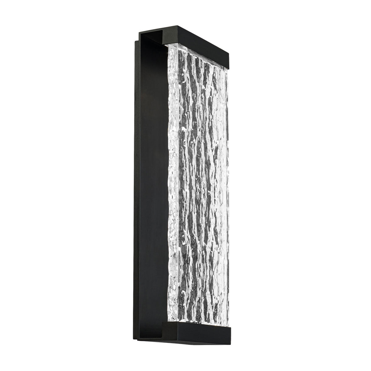 Fusion 20" LED Outdoor Wall Sconce - Black Finish