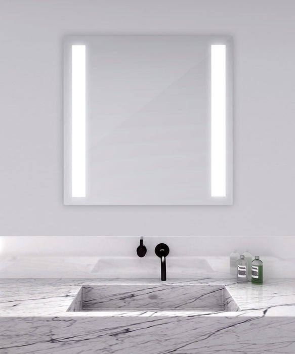 Fusion Square Lighted Mirror Display