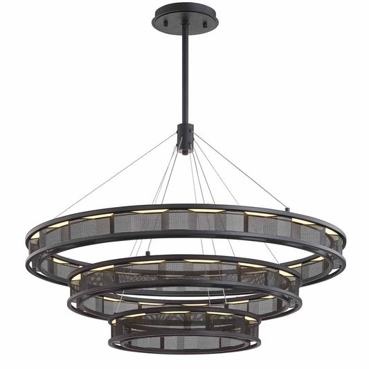 Fuze Large Chandelier - Bronze Finish